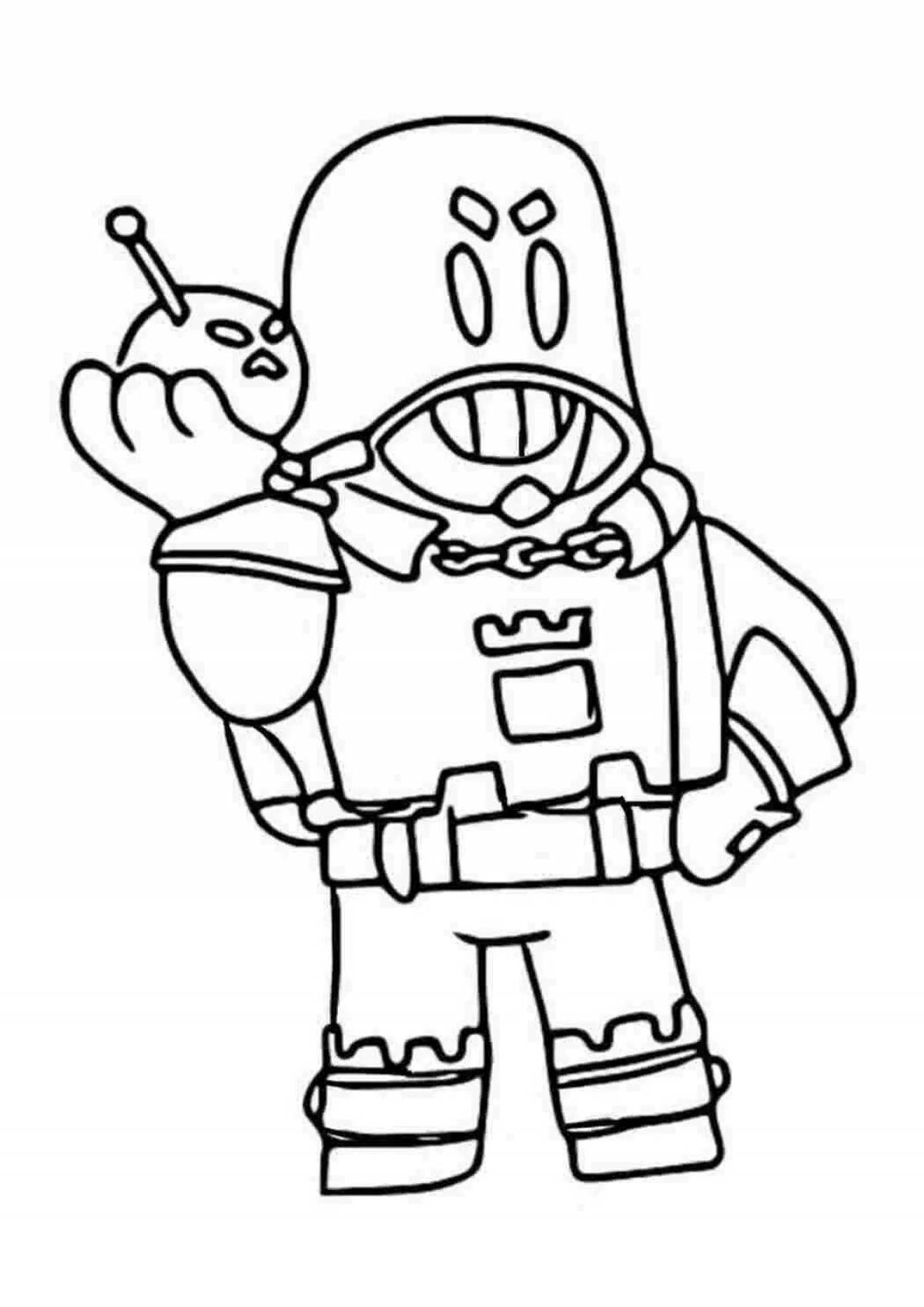 Coloring griff brawl stars