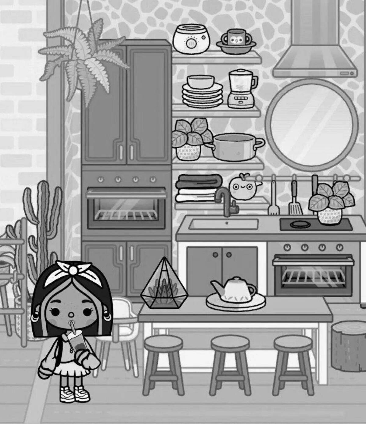 Coloring book Boca's Fairy Bath