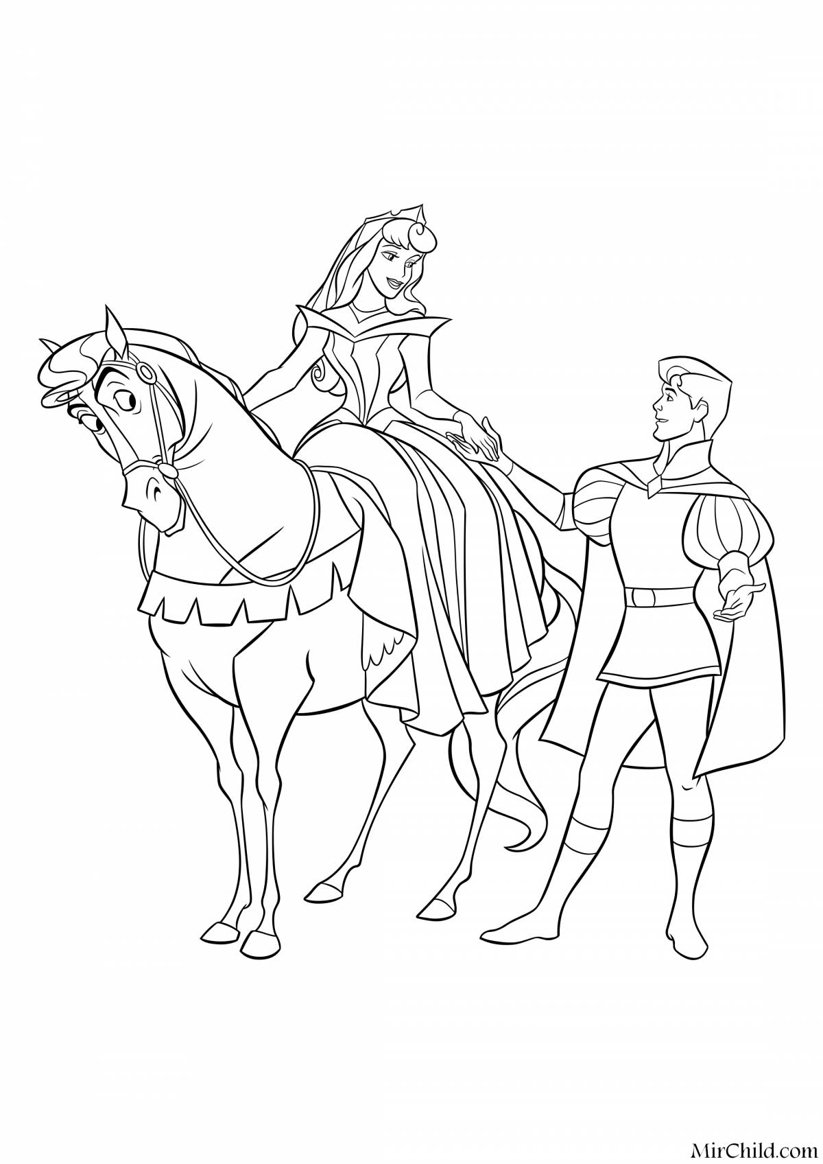 Princess on a horse #5
