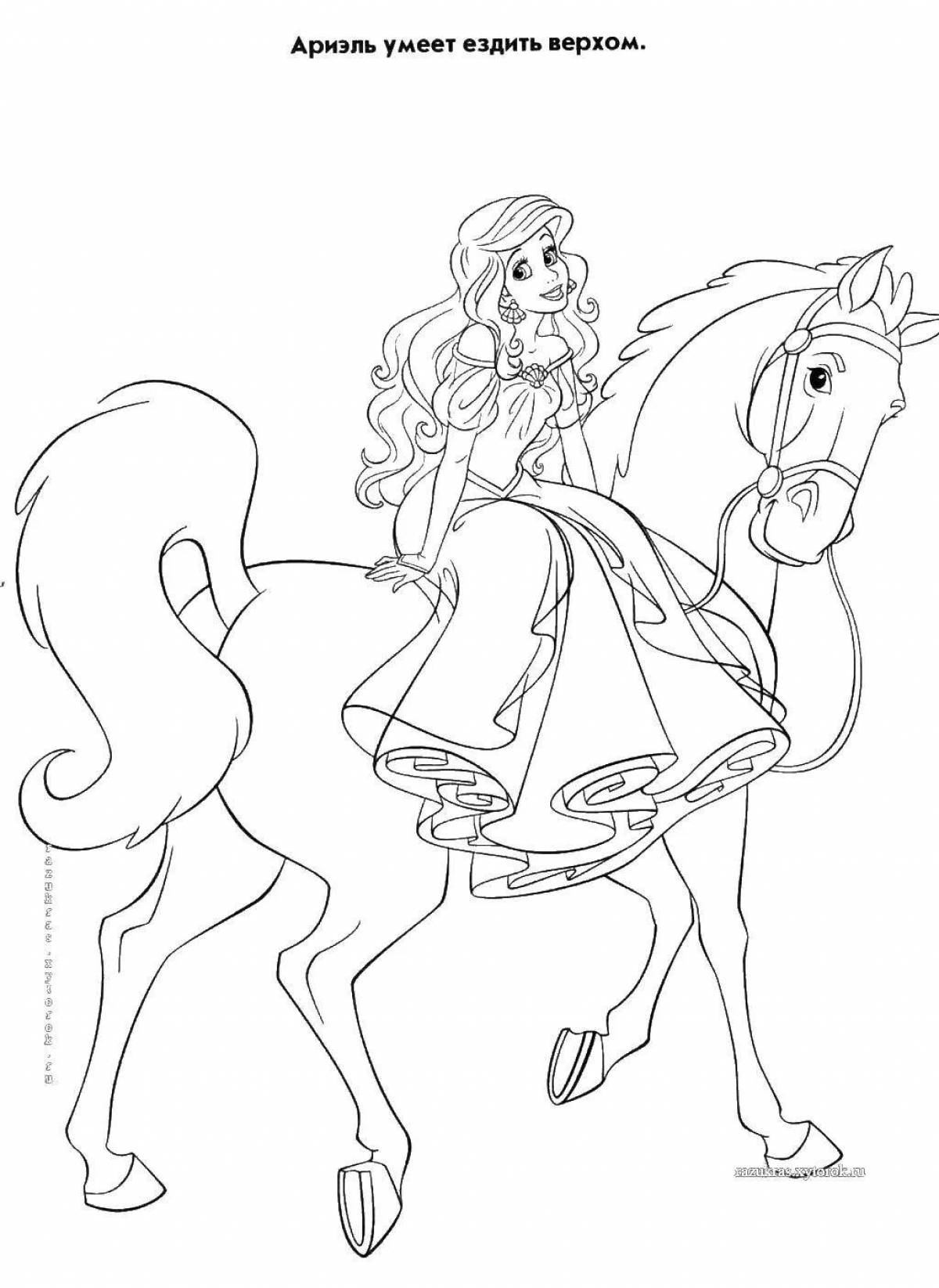 Princess on a horse #10