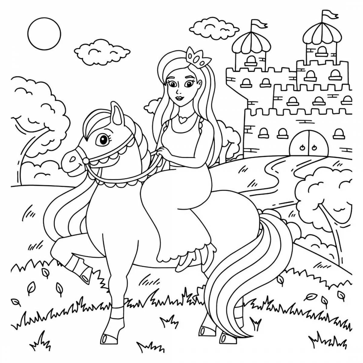 Princess on a horse #11