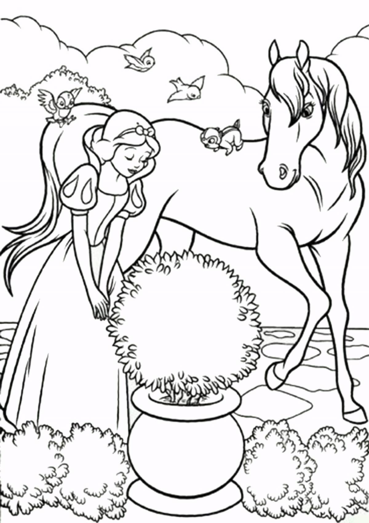 Princess on a horse #13