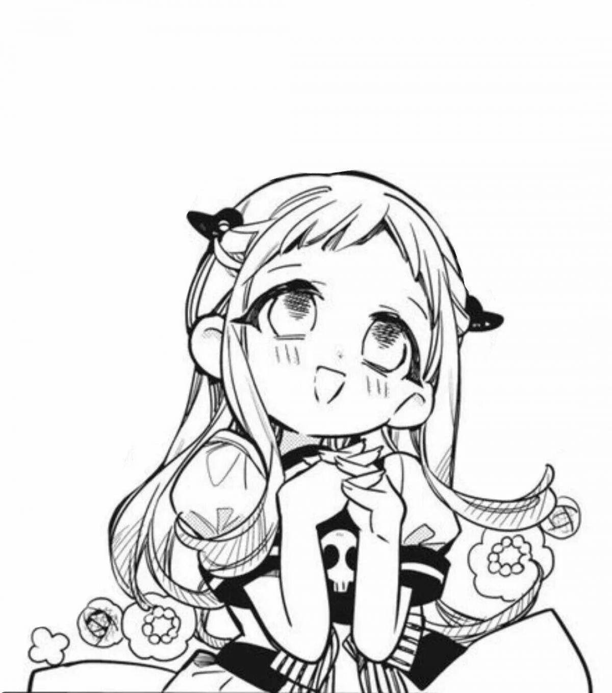 Enticing coloring page anime app