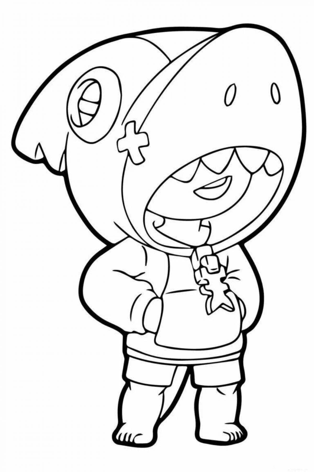 Adorable brown stars coloring pages for boys