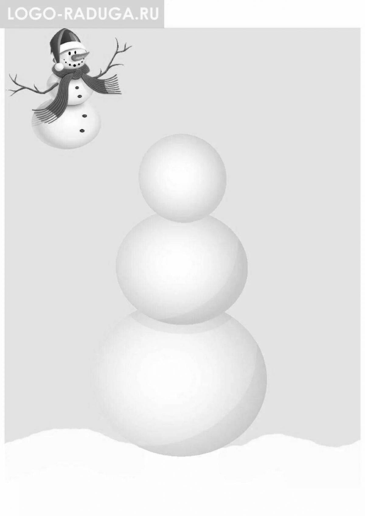 Snowman without nose #2
