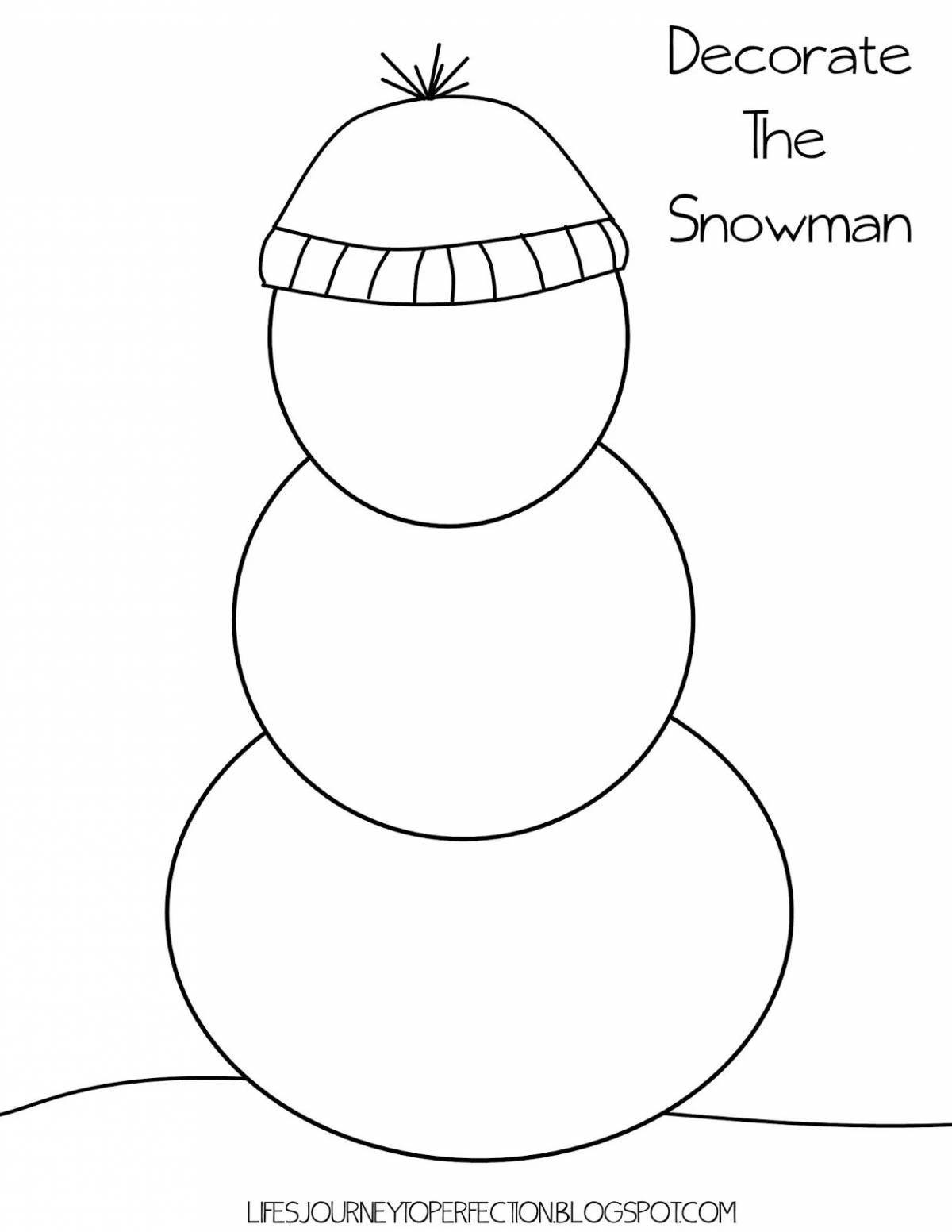 Snowman without nose #4