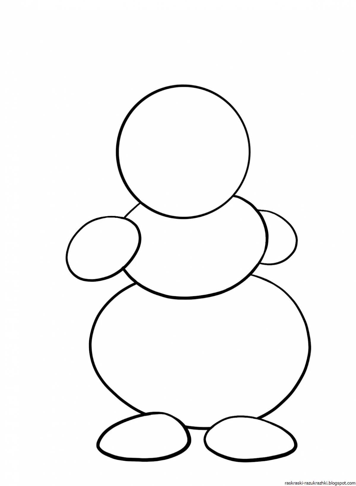 Snowman without nose #7