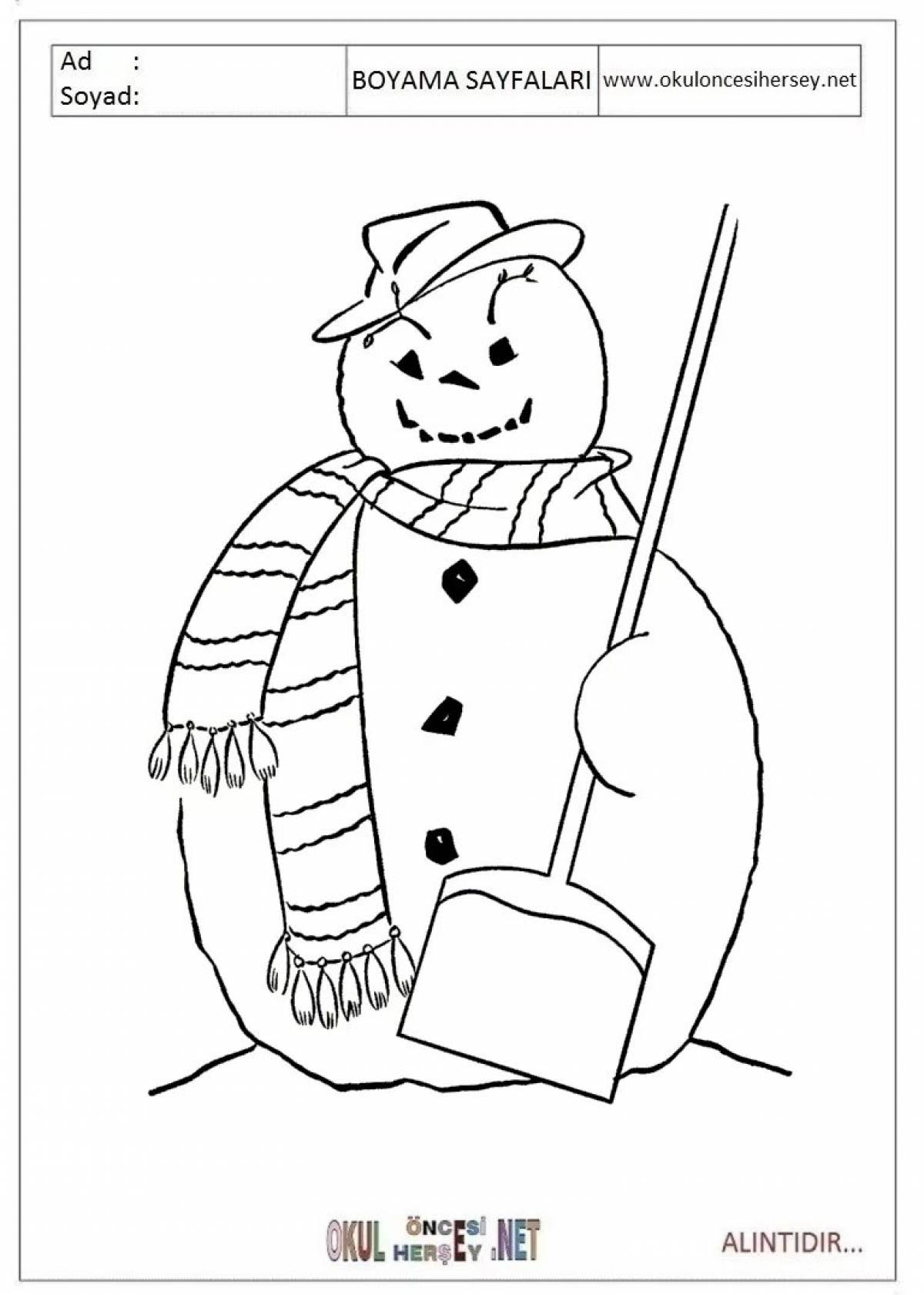 Snowman without nose #8