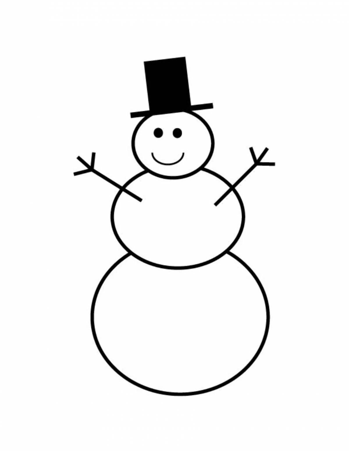 Snowman without nose #10