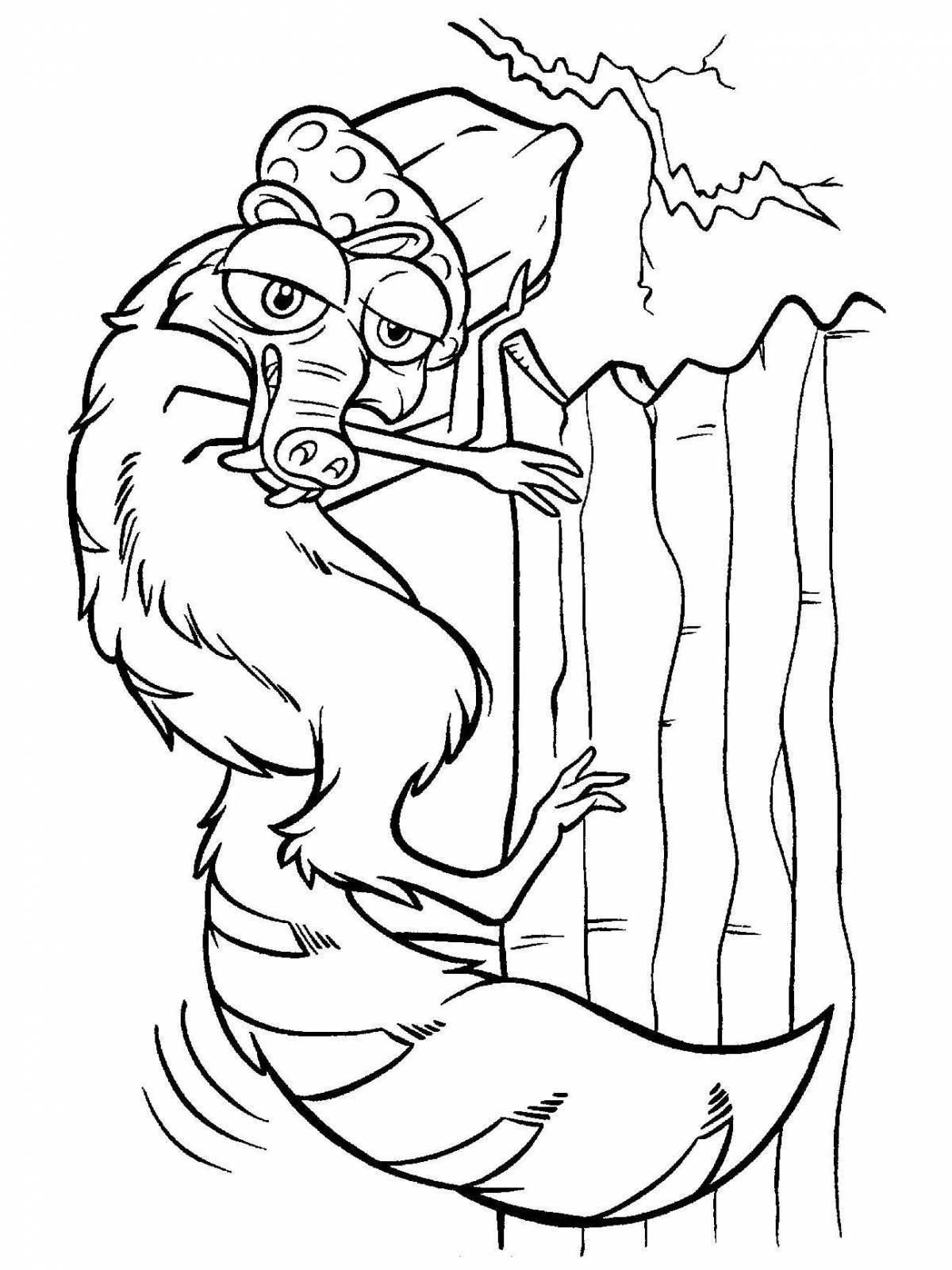 Joyful ice age 4 coloring book