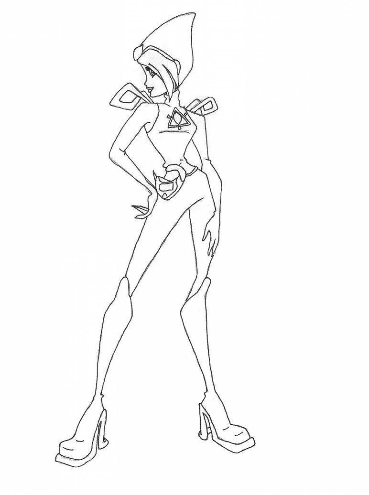 Photo Winx magic coloring season 1