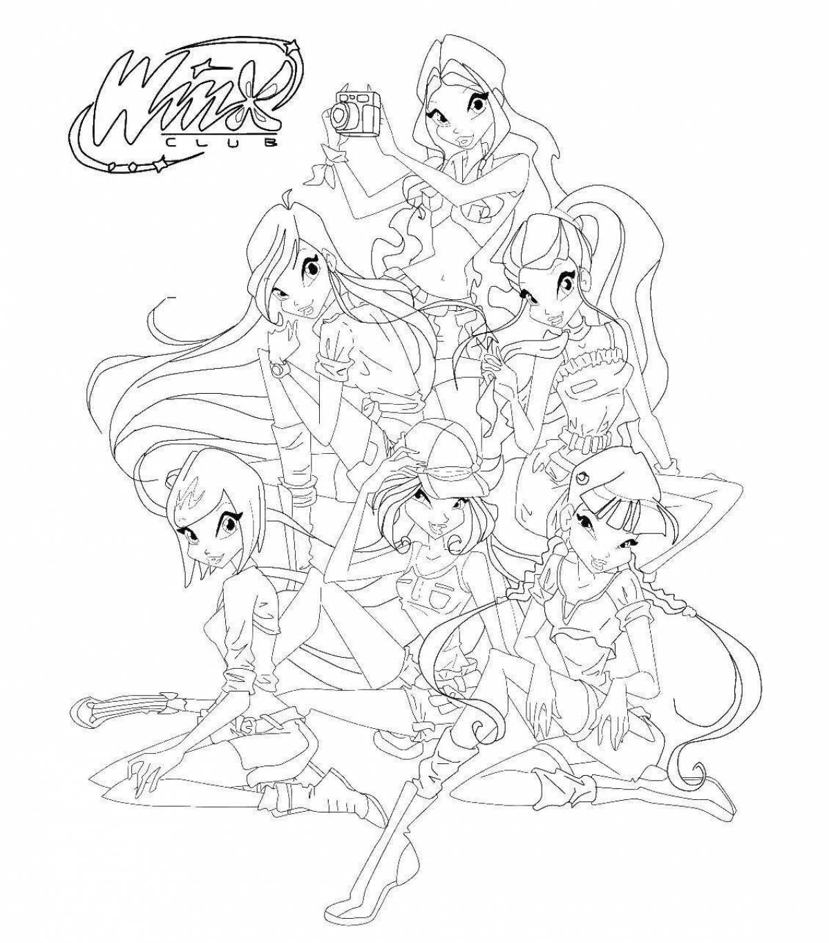 Photo Great winx coloring season 1