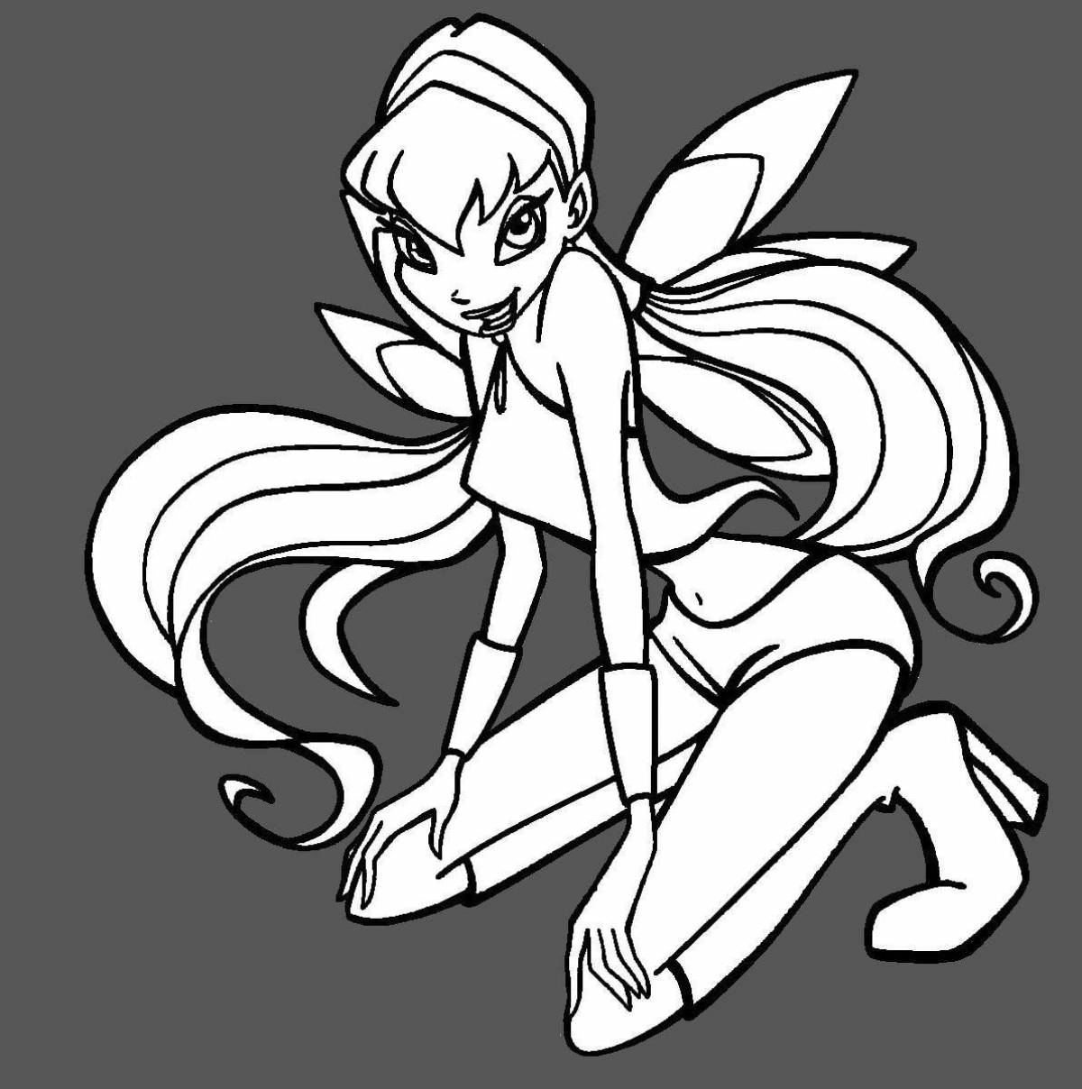 Photo Fairytale coloring winx season 1