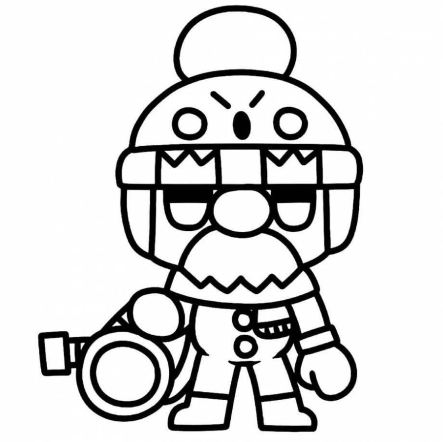 Coloring Pages Brawl stars icons (38 pcs) - download or print for free ...