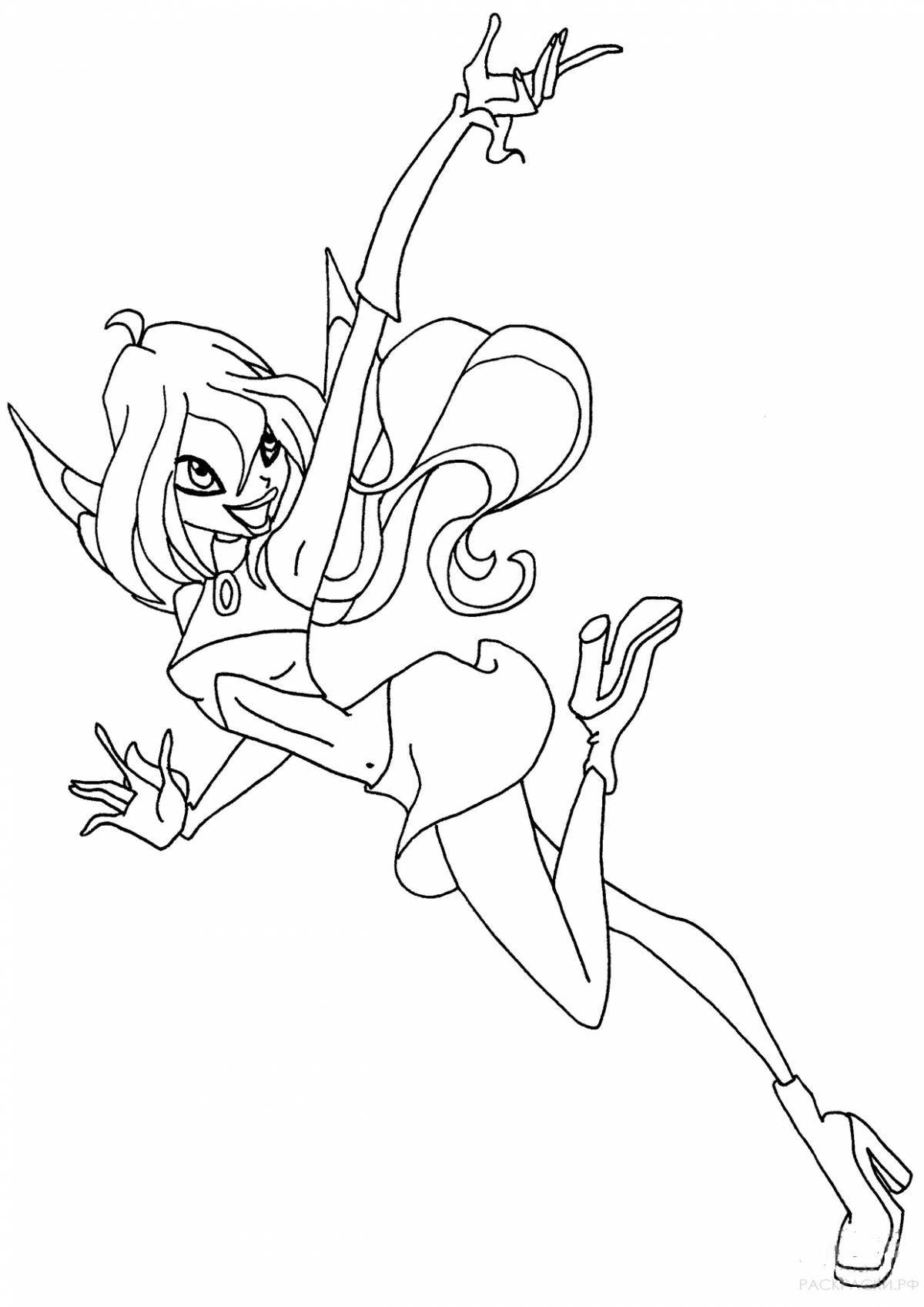 Photo Serena coloring winx season 1