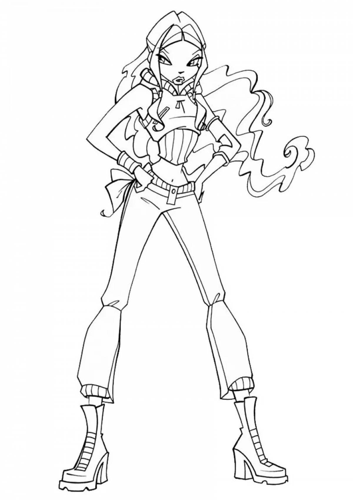 Photo Sparkling coloring winx season 1