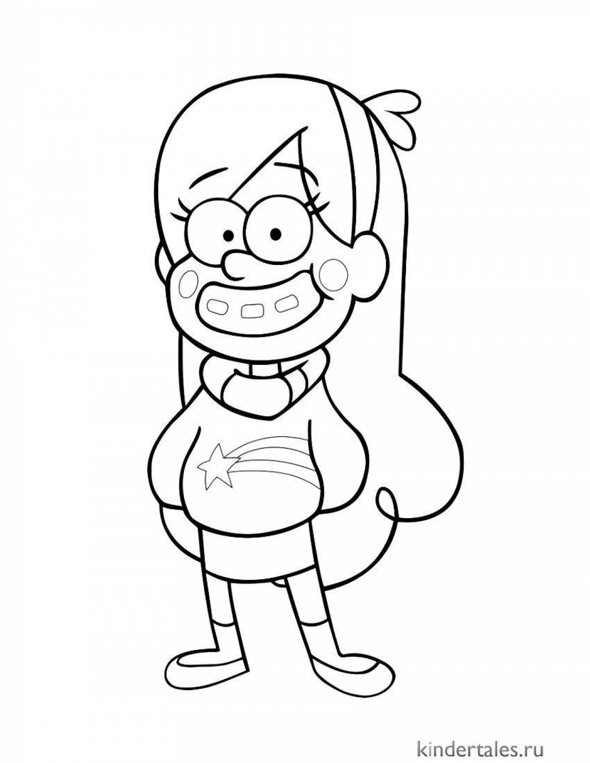 Gravity Falls fun coloring book