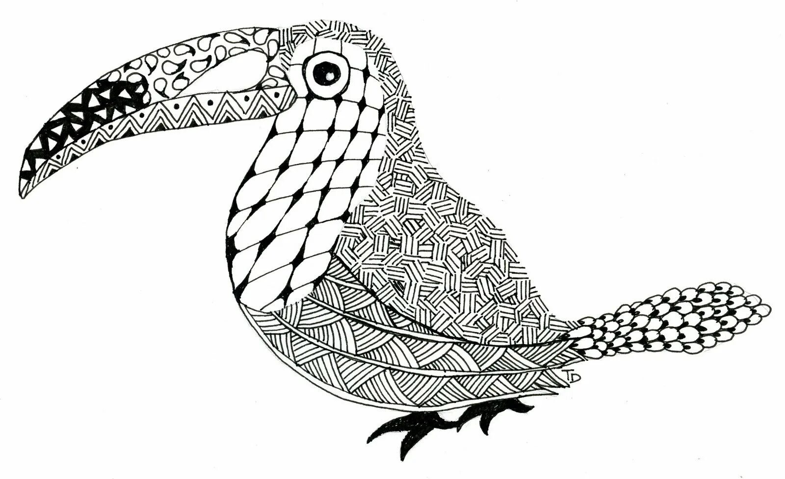 Antistress black pen #2