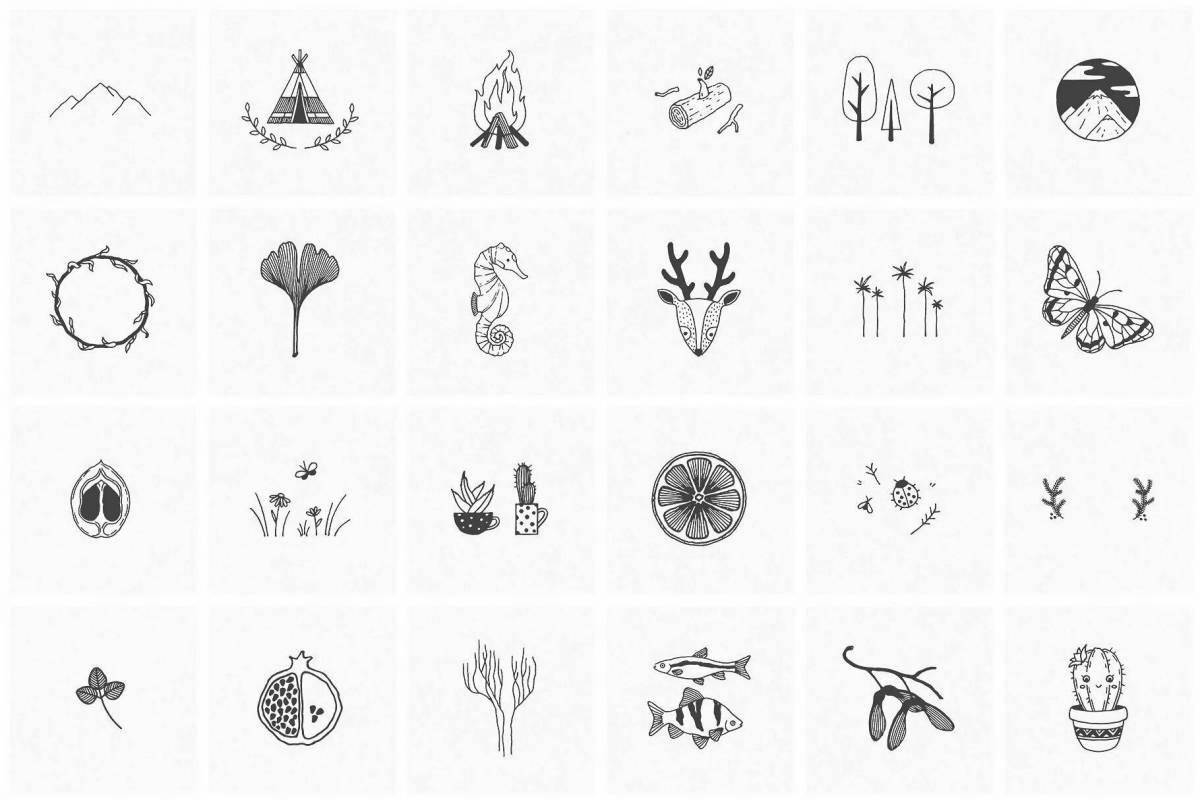 Creative tattoo small coloring book