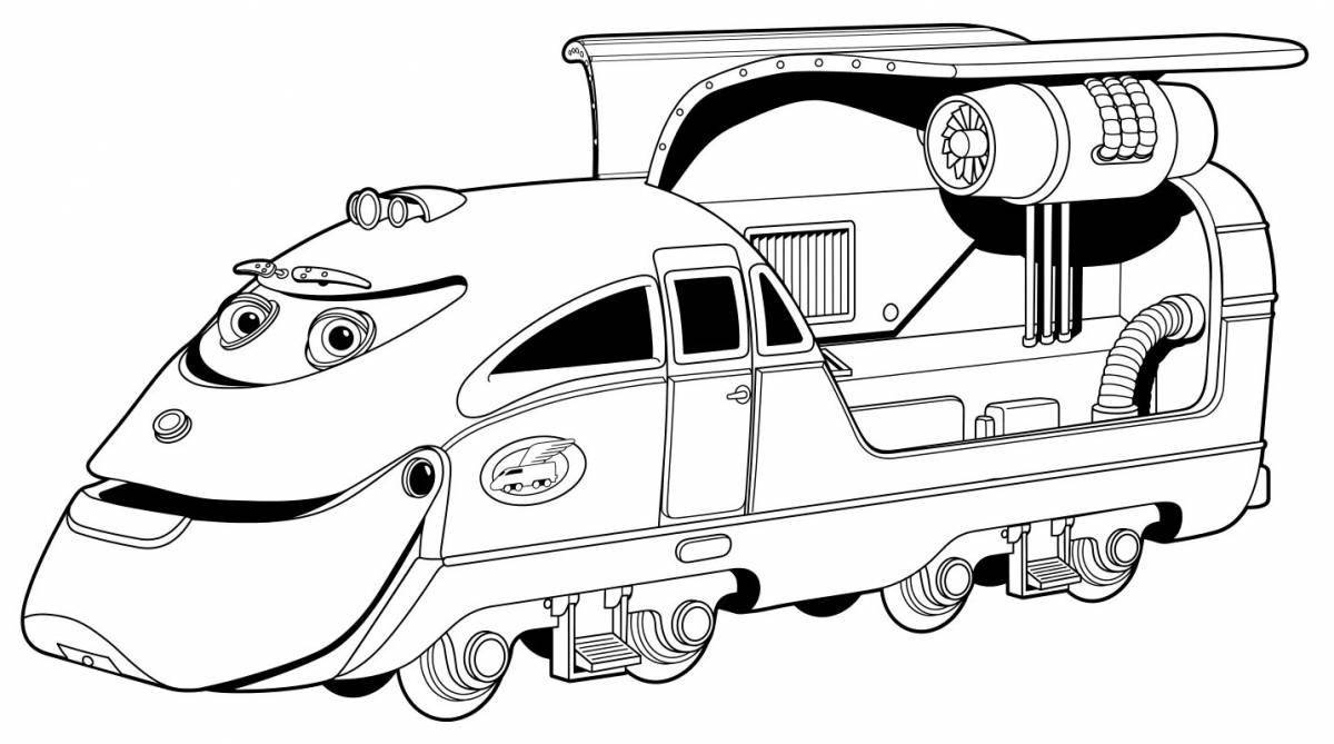 Magic train cartoon