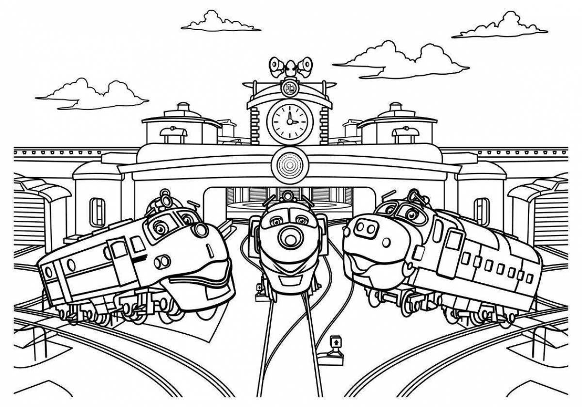 Невероятный мультфильм про поезд