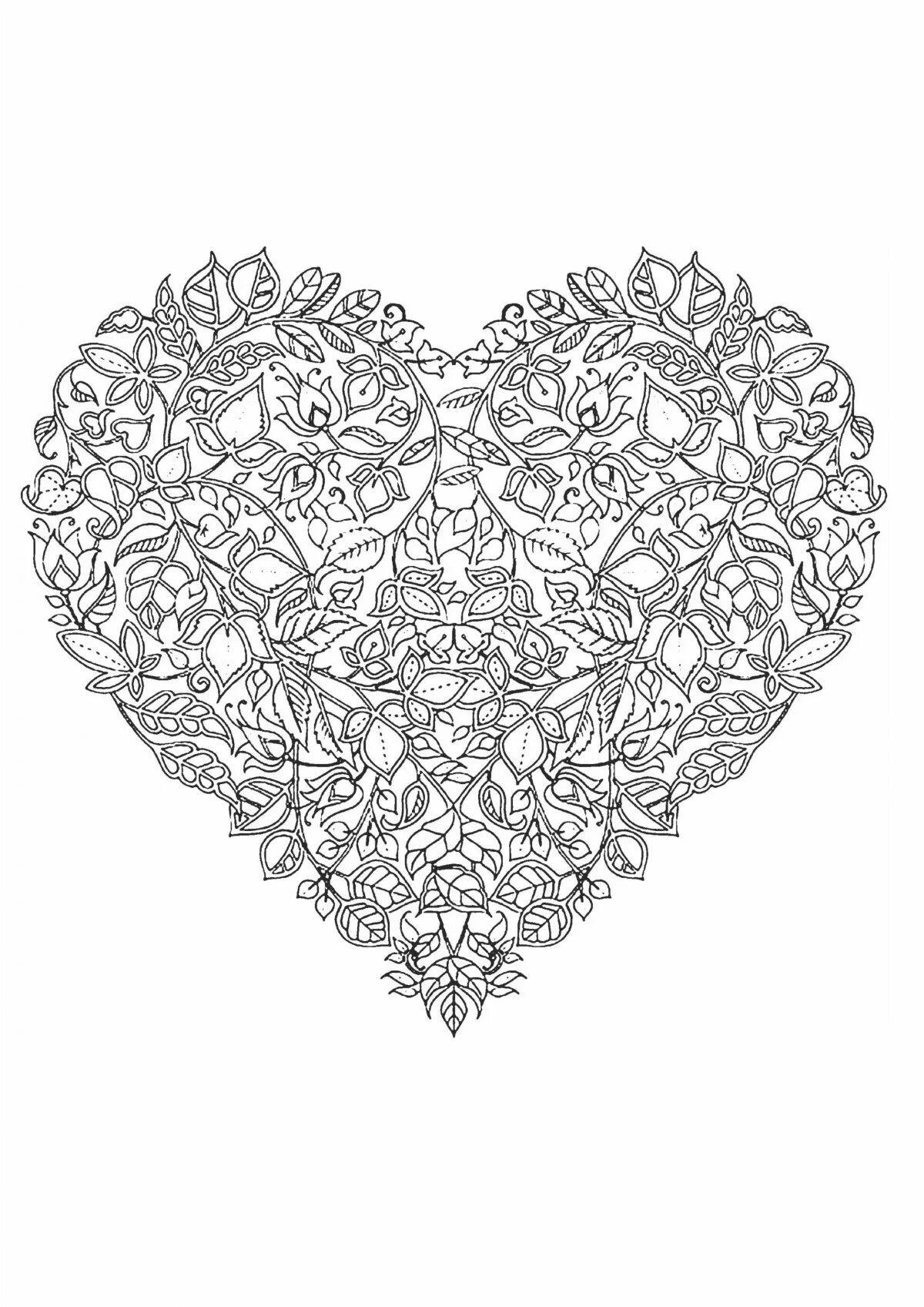 Calm coloring magic garden antistress