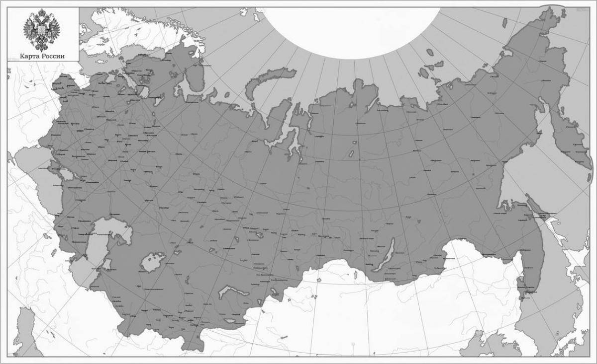 Увлекательная раскраска карта российской империи