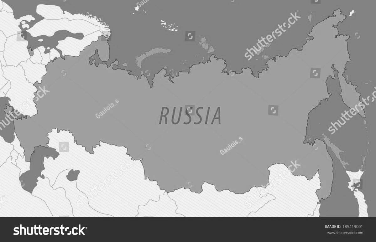 Раскраска анимированная карта российской империи
