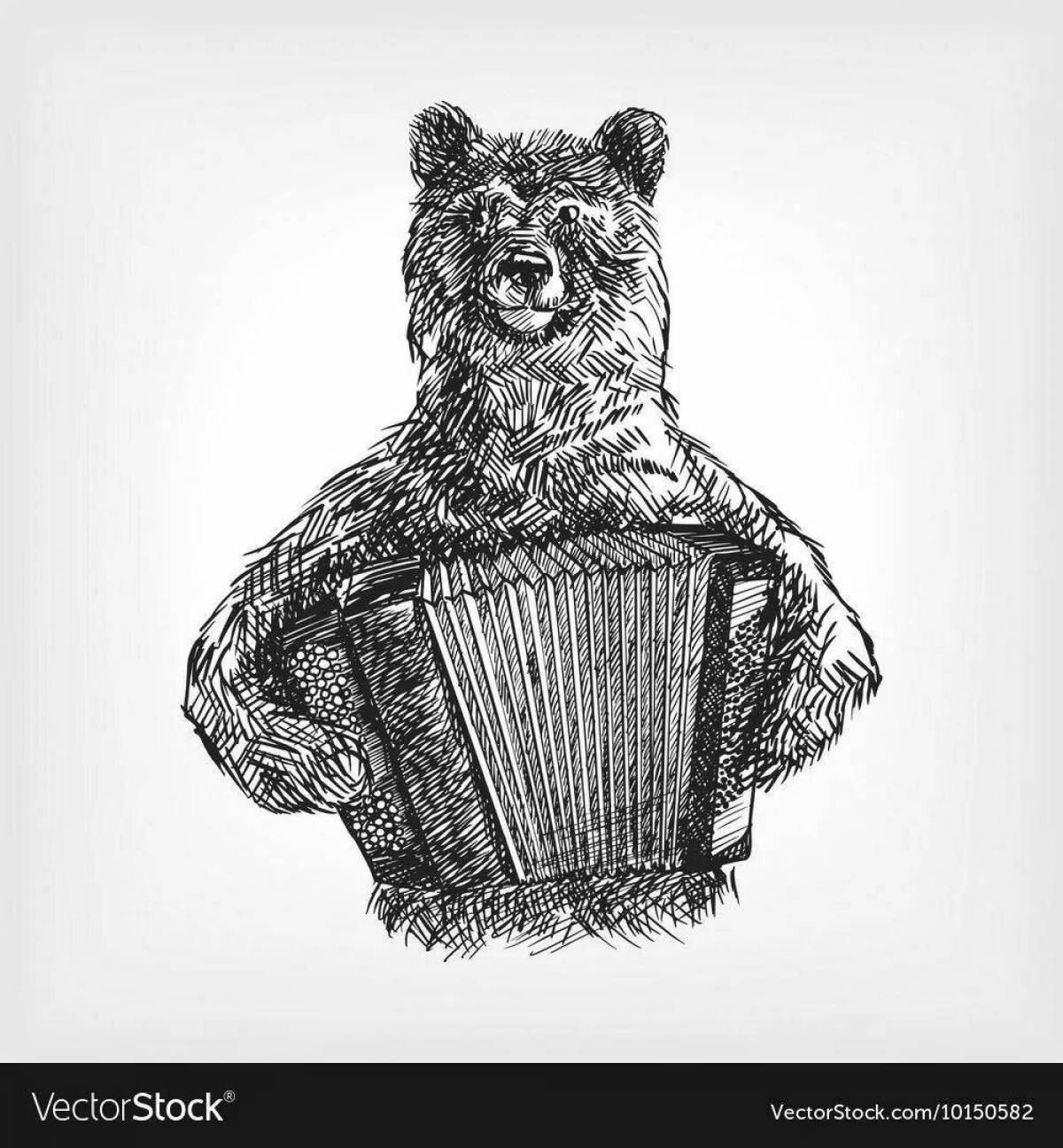 Russian symbol bear #2