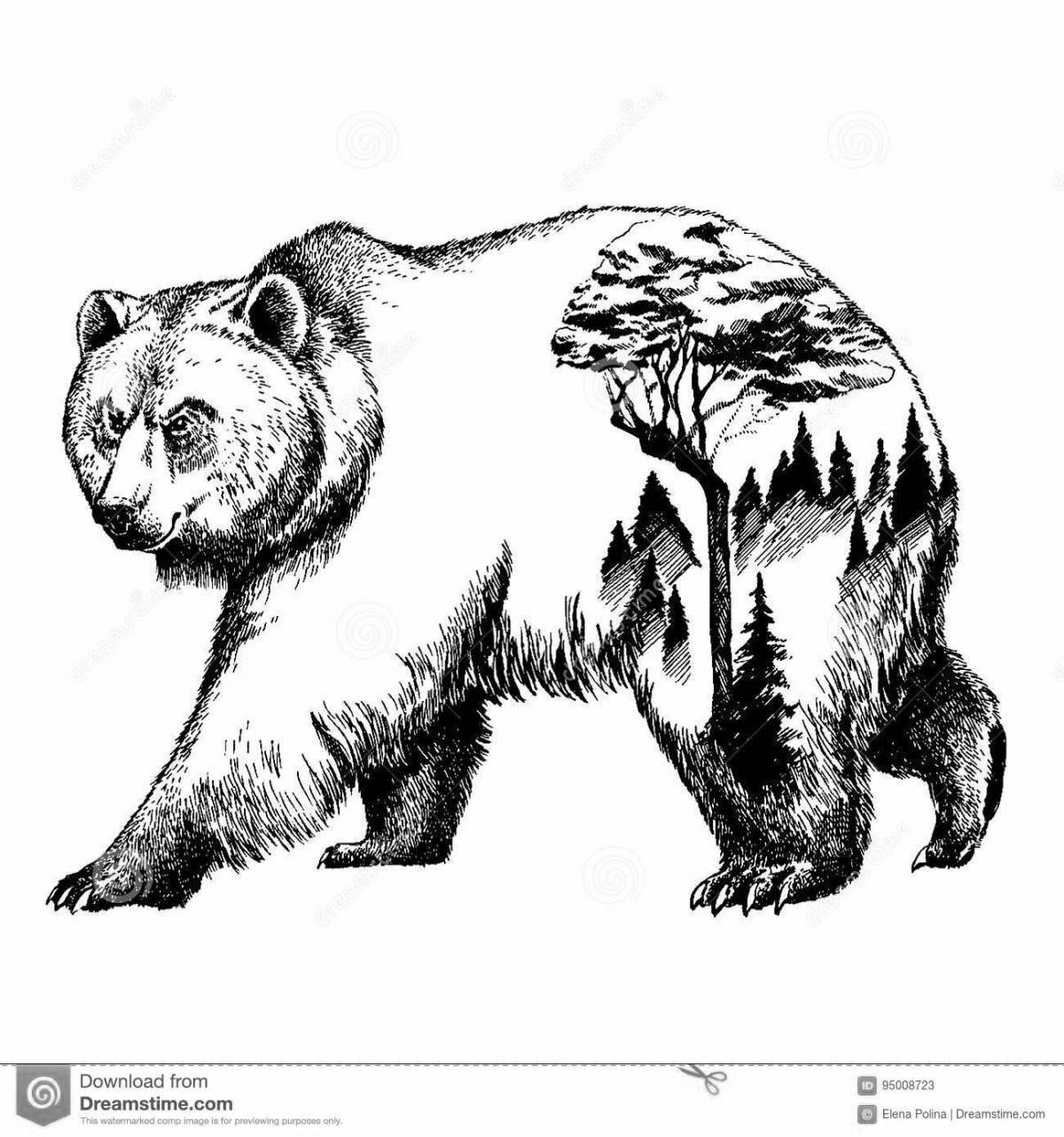 Russian symbol bear #5