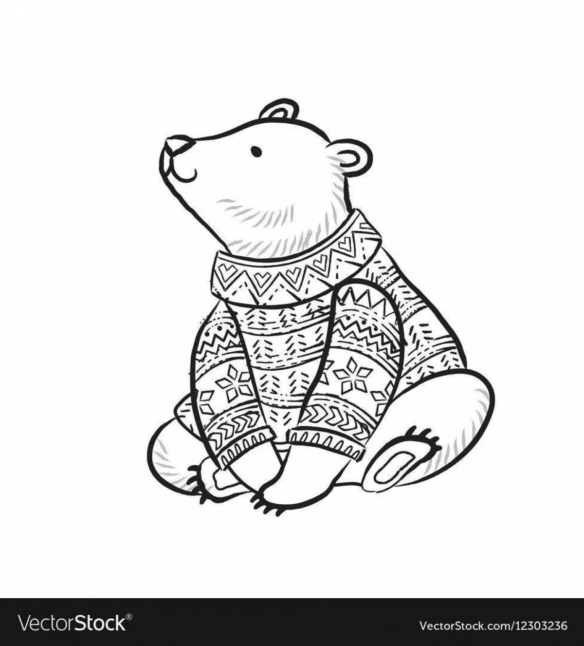 Russian symbol bear #12