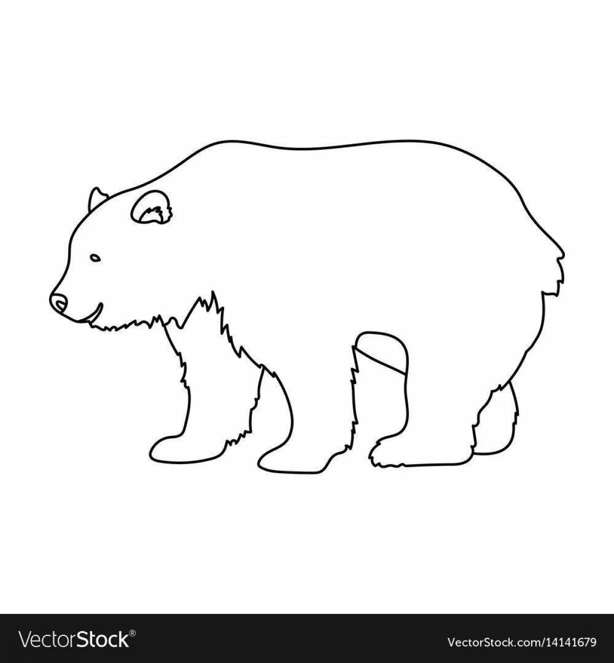 Russian symbol bear #14