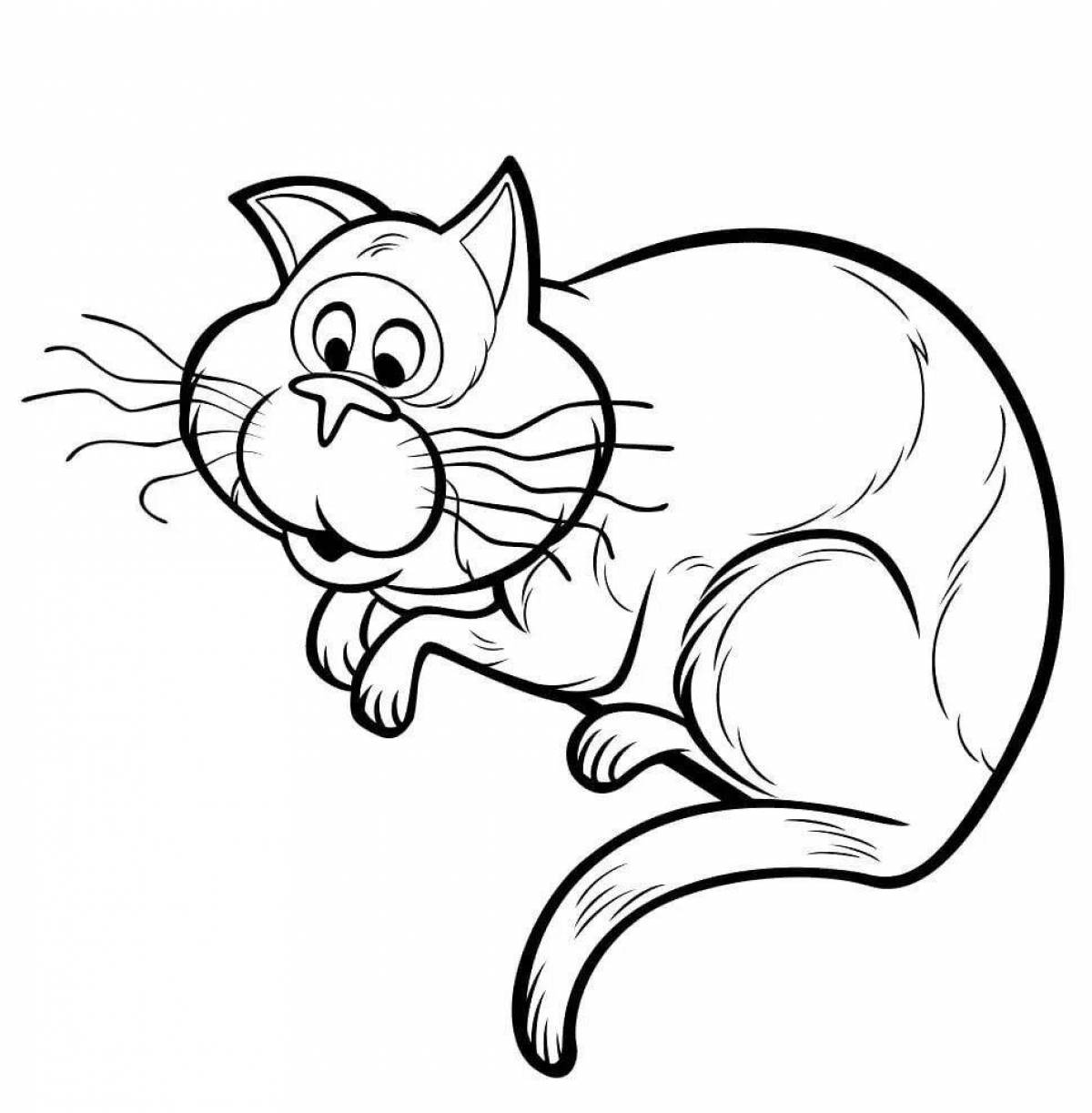 Cartoon cat #4