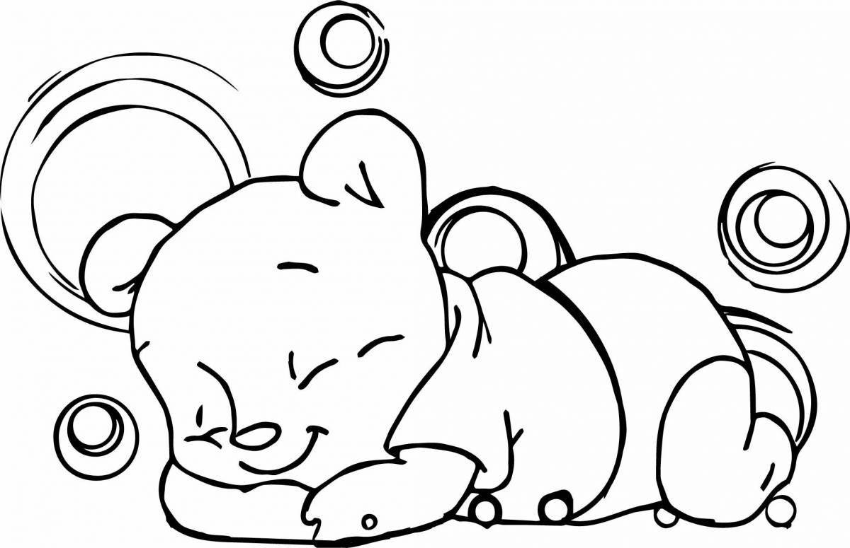 Adorable rabbit and cat coloring book