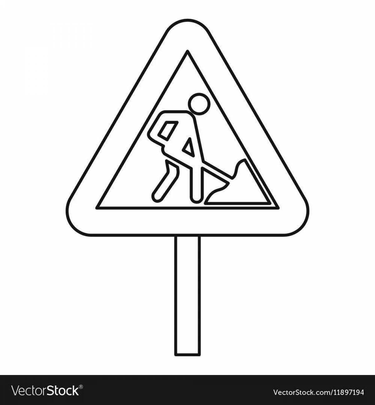 Warning traffic signs #1