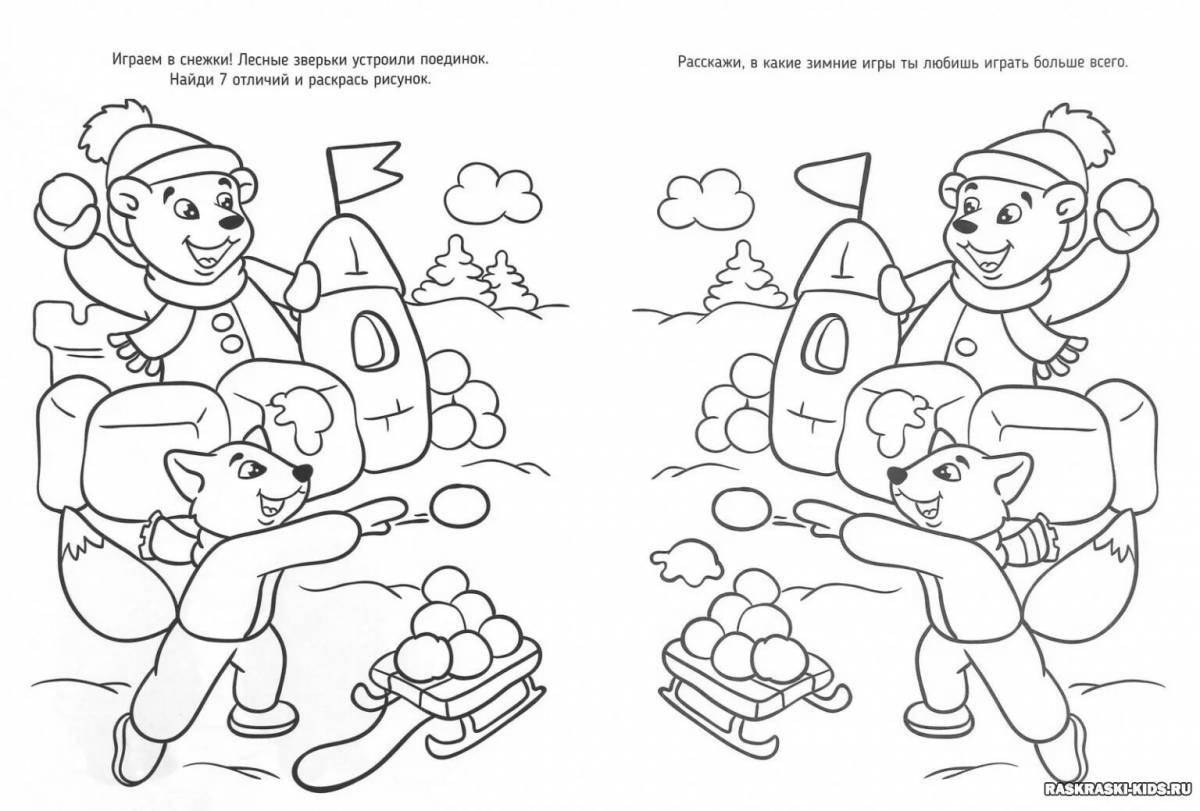 Outstanding winter spot the differences