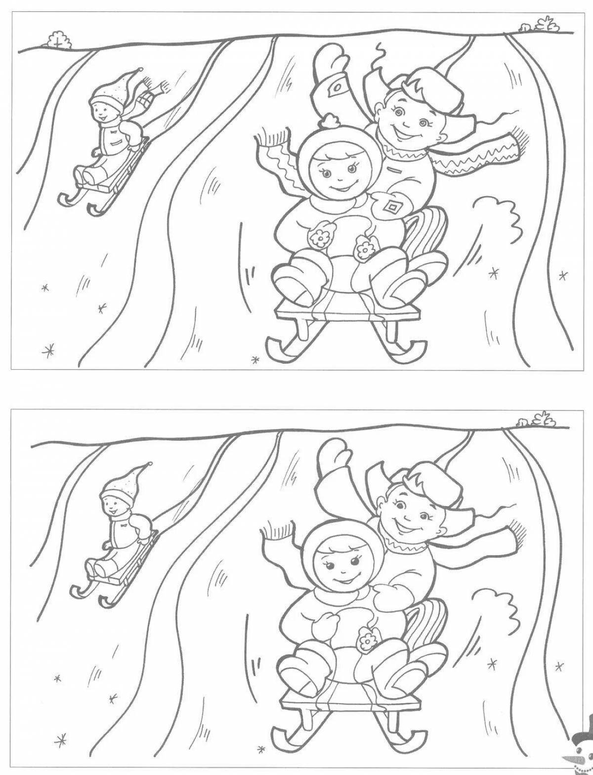 Winter spot the difference #4