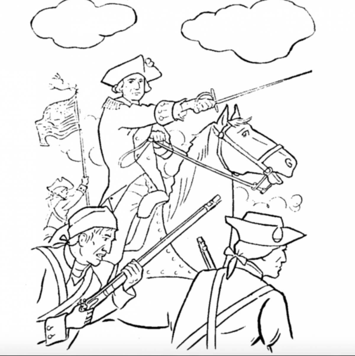 Monumental coloring heroes of our time