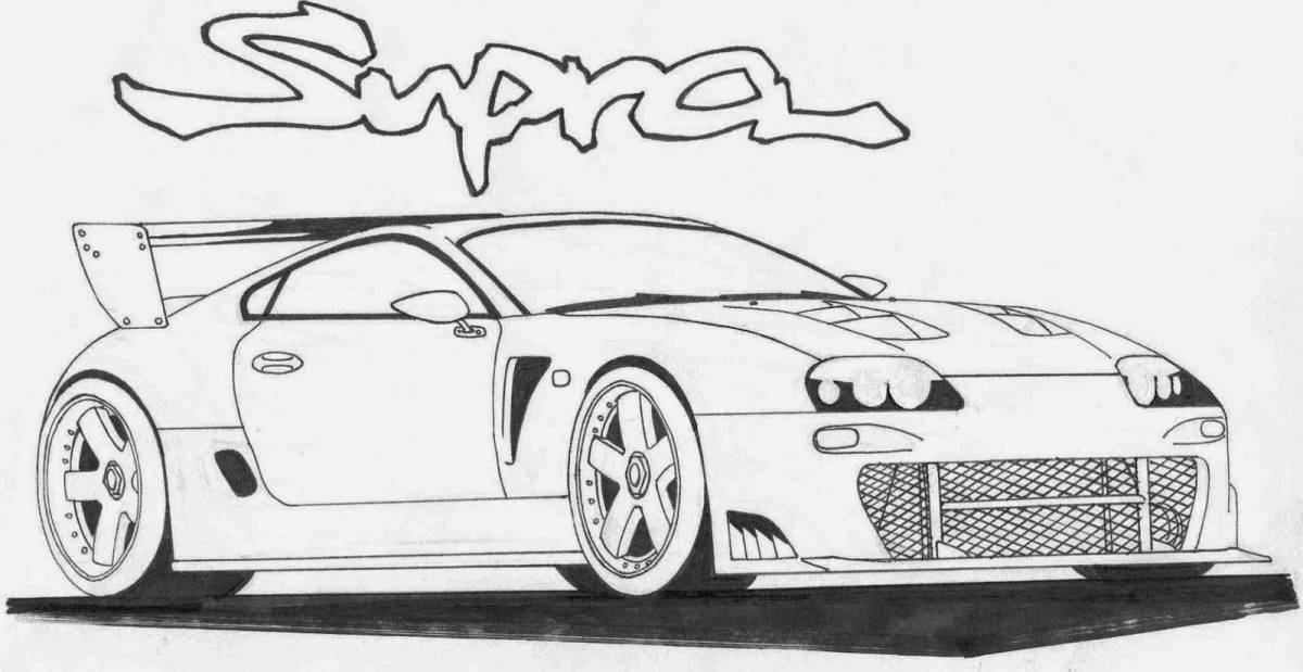Supra from fast and furious #6