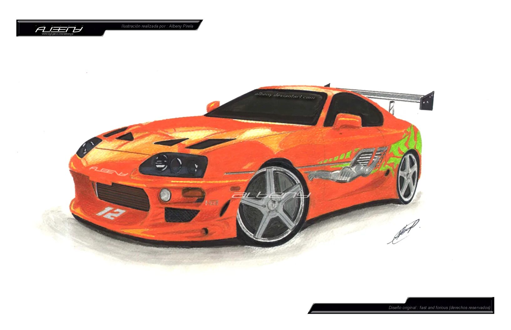 Supra from fast and furious #8