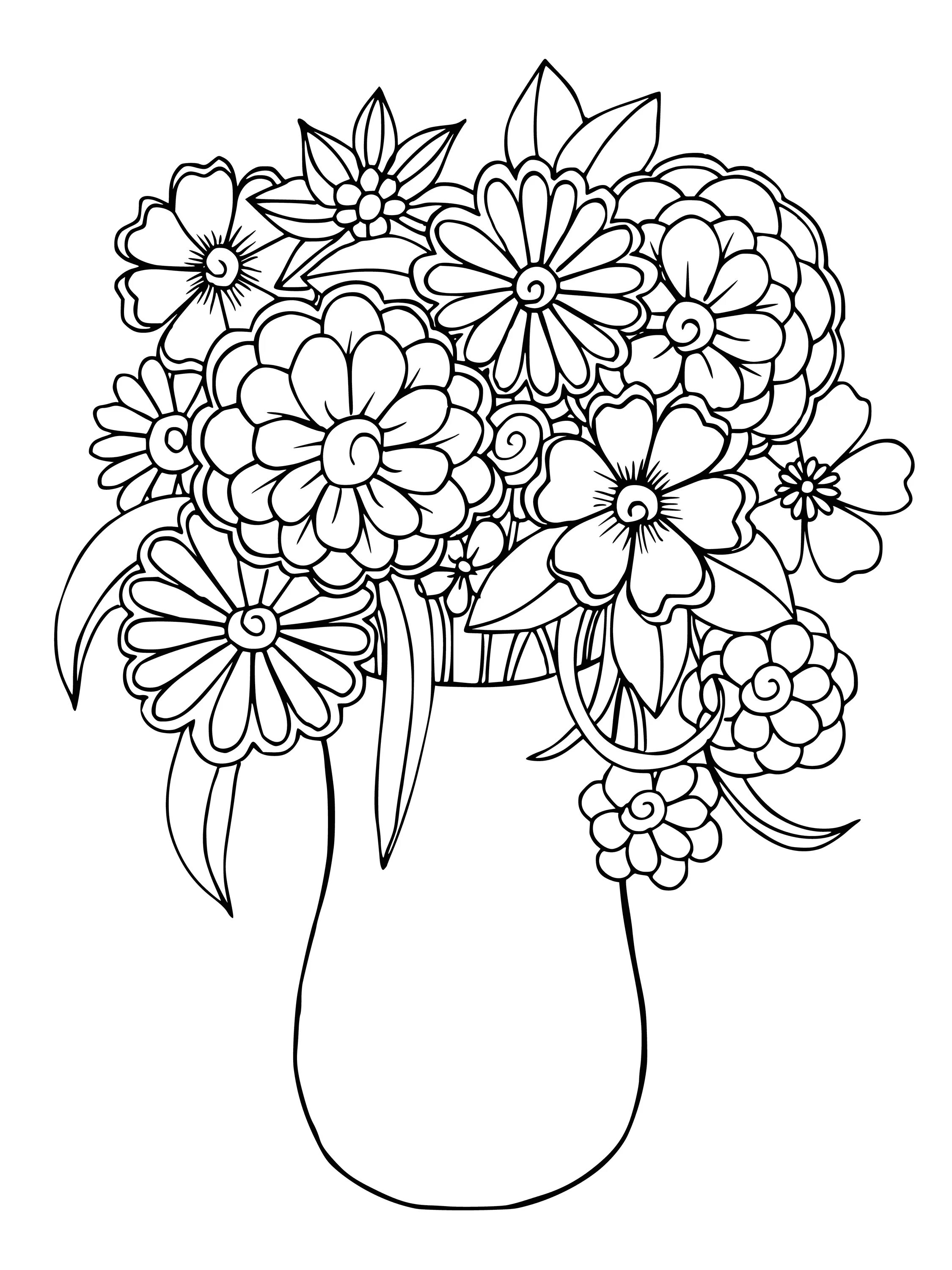 Bouquet in vase #8