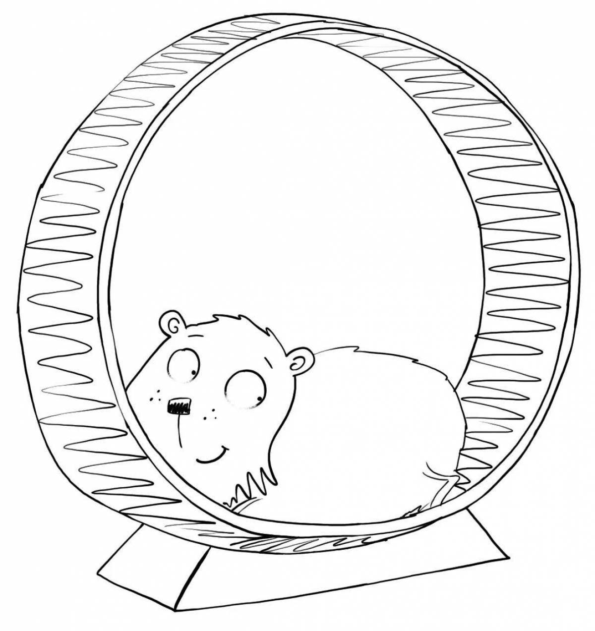 Hamster in a cage #4