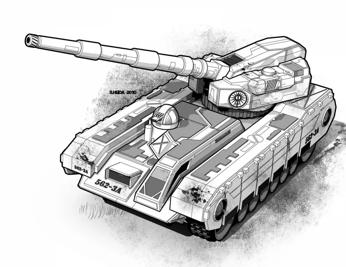 Художественный танк-монстр