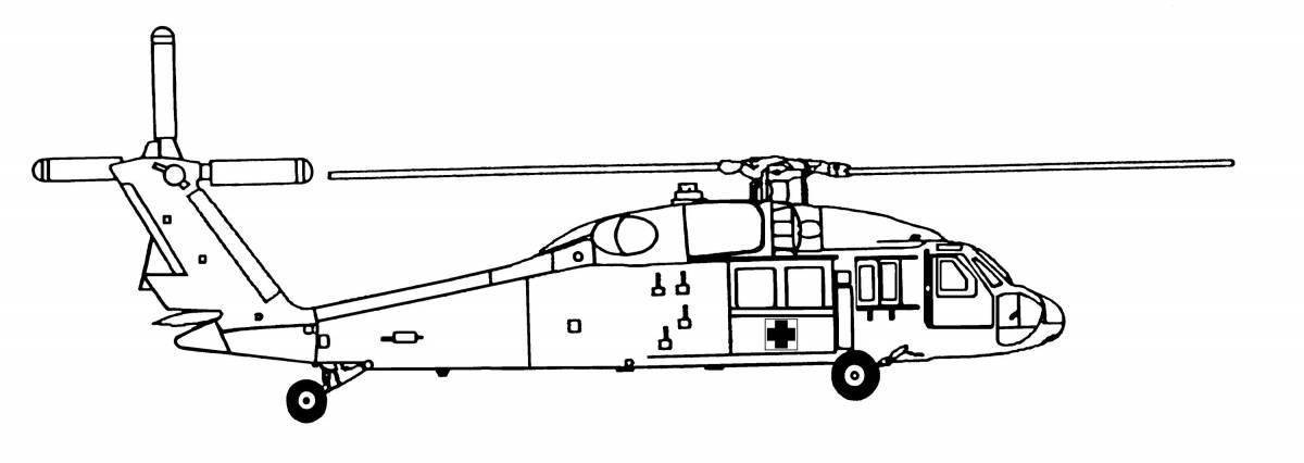 Как нарисовать спасательный вертолет