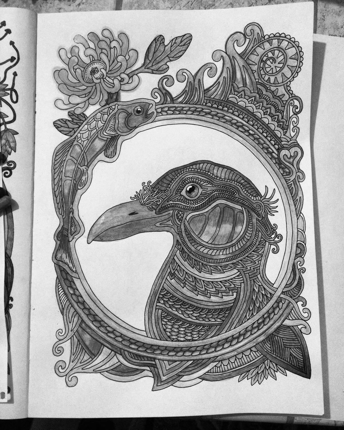 Gorgeous flowers blowing in the wind