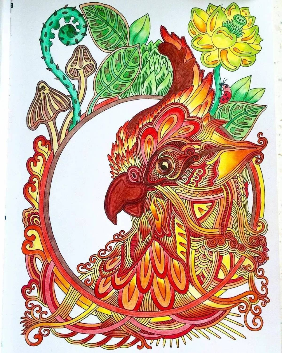 Calm wind blowing flowers