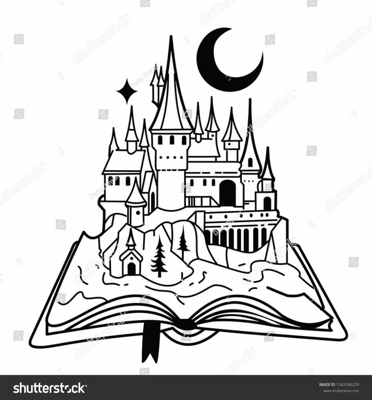 Великолепная раскраска гарри поттера