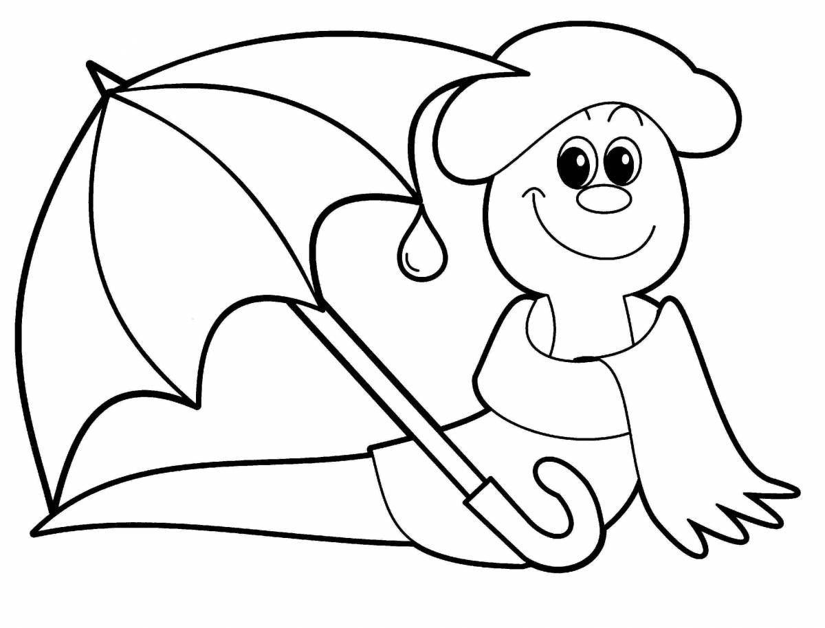 Colored coloring pages for children 6-7 years old