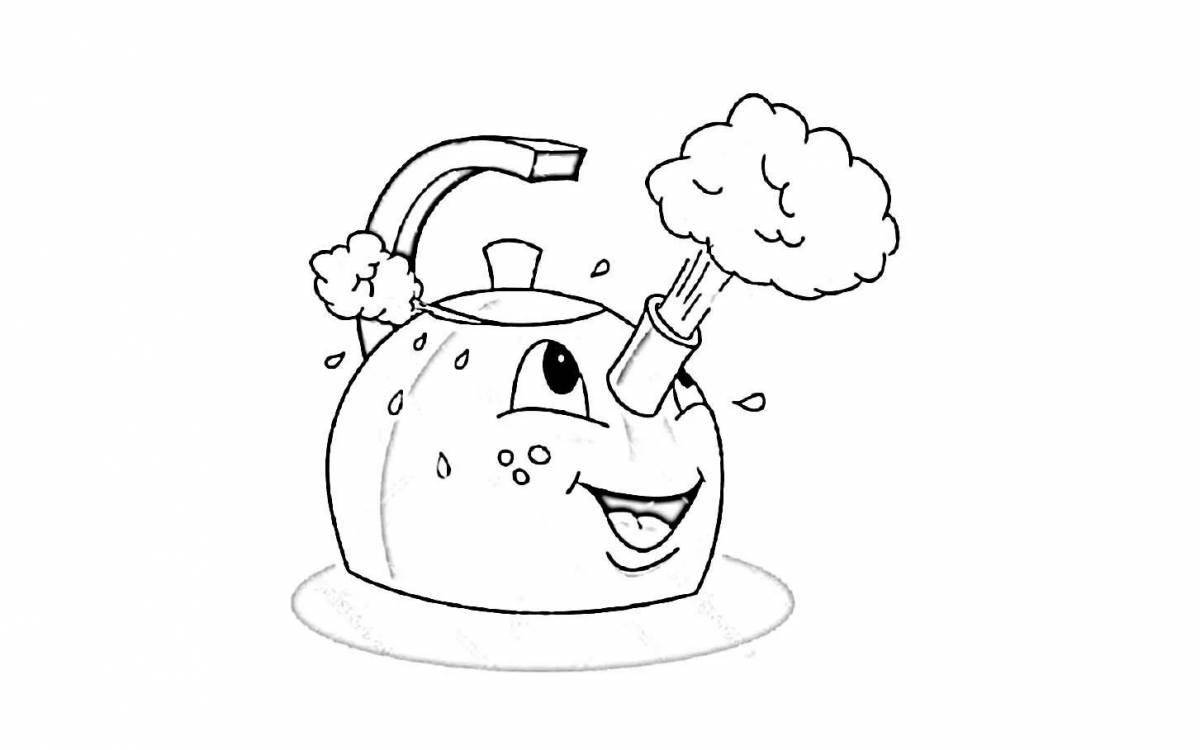 Photo Funny freckles and boils coloring book