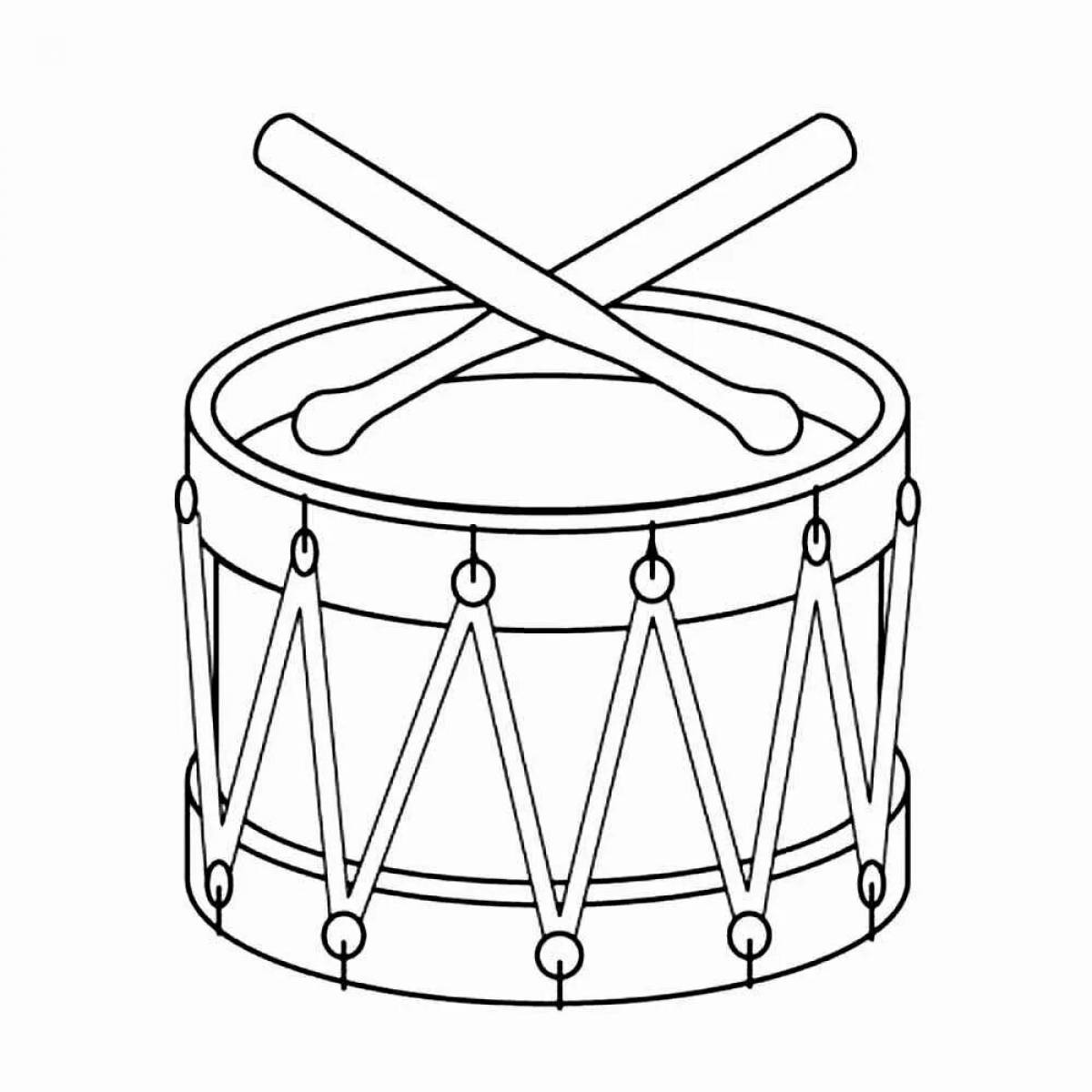 Барабан музыкальный инструмент #2